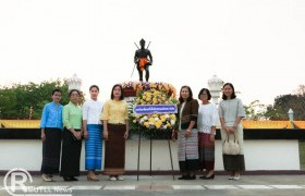 รูปภาพ : มทร.ล้านนา ลำปาง ร่วมพิธีวางพวงมาลาพระยาสุลวะลือไชยสงคราม (พ่อเจ้าทิพย์ช้าง) ประจำปี 2562