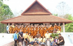 Image : RMUTL Community Technology Transfer Center welcomed Novices in “5th Lukkaew Anurak Thin Thai 2019” project from Tham Klab Temple