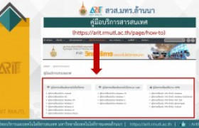 รูปภาพ : How to…คู่มือบริการสารสนเทศ ของมหาวิทยาลัยฯ