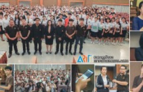 รูปภาพ : สวส. แนะนำการใช้งาน IT เชิงรุก... SMART People ปีที่ ๓ (ครั้งที่ ๔) นศ.ใหม่ บริหารฯ รอบ.๑  