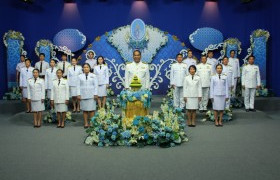 รูปภาพ : บันทึกเทปถวายพระพรชัยมงคลเนื่องในวันเฉลิมพระชนมพรรษา สมเด็จพระนางเจ้าสิริกิติ์  พระบรมราชินีนาถ พระบรมราชชนนีพันปีหลวง ณ  สถานีโทรทัศน์ NBT 