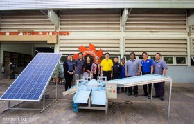 Image : The Passion Fruit sorting machine to help facilitating the agriculturist of the Royal Project Pha Phueng - Sri Kheri Rak.