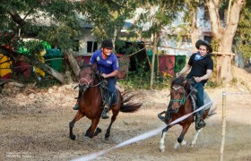 รูปภาพ : การแข่งขันกีฬาขี่ม้าคาวบอยจังหวัดน่าน ครั้งที่ 2 