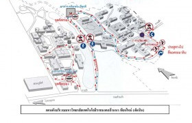 รูปภาพ : ประชาสัมพันธ์การจัดเส้นทางการจราจรภายใน มทร.ล้านนา เชียงใหม่ (เจ็ดลิน)