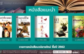 รูปภาพ : งานหอสมุด สวส.มทร.ล้านนา ประชาสัมพันธ์หนังสือใหม่ หมวดนวนิยาย