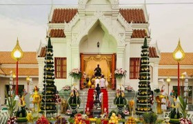 รูปภาพ : พิธีบวงสรวงดวงพระวิญญาณสมเด็จพระนเรศวรมหาราช เนื่องในวันยุทธหัตถี หรือ วันกองทัพไทย ประจำปี 2564