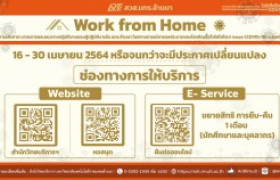 รูปภาพ : สวส.มทร.ล้านนา : Work from Home (16-30 เมษายน 2564)