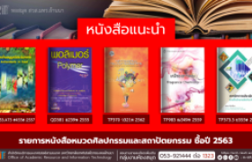 รูปภาพ : งานหอสมุด สวส.มทร.ล้านนา : ประชาสัมพันธ์หนังสือใหม่ คณะศิลปกรรมและสถาปัตยกรรมศาสตร์