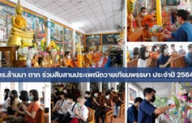 รูปภาพ : มทร.ล้านนา ตาก ร่วมสืบสานประเพณีถวายเทียนพรรษา ประจำปี 2564