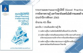 รูปภาพ : แนวปฏิบัติที่ (Good Practices) การจัดการความรู้ มทร.ล้านนา ประจำปีการศึกษา 2563