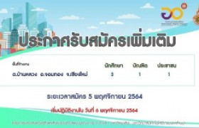 รูปภาพ : มทร.ล้านนา ประกาศรับสมัครบุคคลโครงการยกระดับเศรษฐกิจและสังคมรายตำบลแบบบูรณาการ (1 ตำบล 1 มหาวิทยาลัย) พื้นที่จ้างงาน ต.บ้านหลวง  อ.จอมทอง จ.เชียงใหม่