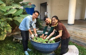 รูปภาพ : คณะบริหารธุรกิจฯ จัดโครงการจิตอาสาร่วมใจจัดภูมิทัศน์ อาคารคณะบริหารธุรกิจและศิลปศาสตร์