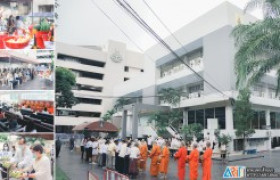 รูปภาพ : สวส.มทร.ล้านนา จัดพิธีทำบุญเพื่อส่งเสริมฯ ประเพณีวัฒนธรรมอันดีงาม และความเป็นสิริมงคลแก่อาจารย์ บุคลากร และนักศึกษา