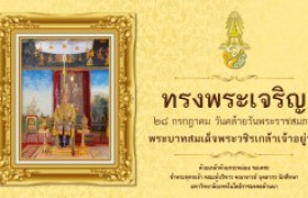 รูปภาพ : ขอเชิญชวนผู้บริหาร บุคลากร ร่วมลงนามถวายพระพร พระบาทสมเด็จพระเจ้าอยู่หัว เนื่องในโอกาสวันเฉลิมพระชนมพรรษา วันที่ ๒๘ กรกฎาคม ๒๕๖๕ ผ่านระบบออนไลน์