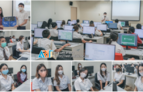 รูปภาพ : นว.คอมฯ บริการการศึกษา บรรยายพิเศษ ''MS Excel, Adobe Express และ Canva'' นศ. ศิลปศาสตร์ ก่อนสหกิจศึกษา 