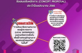 รูปภาพ : บพท. ประกาศผลการพิจารณาเบื้องต้น Concept proposal ประจำปี 2566