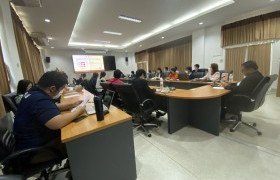 รูปภาพ : มทร.ล้านนา เชียงราย ประชุมคณะกรรมการจัดกิจกรรมเดินวิ่งการกุศลเทิดพระเกียรติราชมงคลล้านนา เชียงราย เตว ล่น ตวย ดอย ครั้งที่ 1