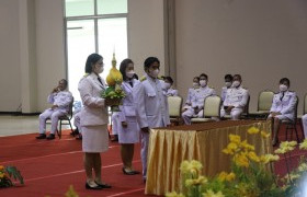 รูปภาพ : มทร.ล้านนา เชียงราย  เข้าร่วมพิธีถวายราชสักการะแด่พระบาทสมเด็จพระบรมชนกาธิเบศร มหาภูมิพลอดุลยเดชมหาราช บรมนาถบพิตร เนื่องในวันมาตรฐานฝีมือแรงงานแห่งชาติ ประจำปี 2566