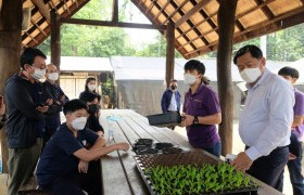 รูปภาพ : อธิการบดี มทร.ล้านนา ลงพื้นที่ติดตามการดำเนินงานศูนย์พัฒนาพันธุ์พืชจักรพันธ์เพ็ญศิริ ภายใต้โครงการหลวงและโครงการพระราชดำริ