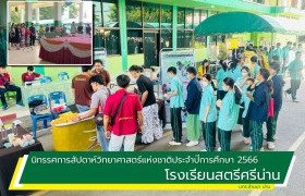 รูปภาพ : มทร.ล้านนา น่าน ร่วมจัดนิทรรศการสัปดาห์วิทยาศาสตร์แห่งชาติประจำปีการศึกษา 2566 โรงเรียนสตรีศรีน่าน