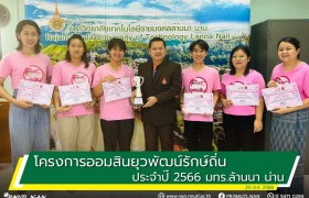 รูปภาพ : โครงการออมสินยุวพัฒน์รักษ์ถิ่น ประจำปี 2566 มทร.ล้านนา น่าน