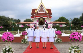 รูปภาพ : มทร.ล้านนา ตาก ร่วมพิธีวางพานพุ่มถวายราชสักการะสมเด็จพระเจ้าตากสินมหาราช เนื่องในวันคล้ายวันสถาปนาค่ายพระเจ้าตาก ประจำปี 2566