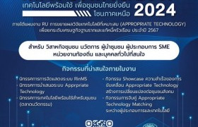 รูปภาพ : ขอเชิญร่วมงาน Appropiate Technology MATCHING DAY  2024