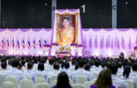 รูปภาพ : มทร.ล้านนา ร่วมพิธีเจริญพระพุทธมนต์และพิธีทำบุญตักบาตรถวายพระราชกุศล เนื่องในวันเฉลิมพระชนมพรรษาสมเด็จพระนางจ้าฯ พระบรมราชินี