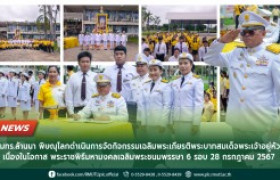 รูปภาพ : มทร.ล้านนา พิษณุโลกดำเนินการจัดกิจกรรมเฉลิมพระเกียรติพระบาทสมเด็จพระเจ้าอยู่หัว เนื่องในโอกาส พระราชพิธีมหามงคลเฉลิมพระชนมพรรษา 6 รอบ 28 กรกฎาคม 2567