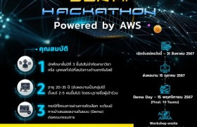 รูปภาพ : ขอเชิญเข้าร่วมแข่งขัน GenAI Hackathon Powered by AWS ลุ้นรับรางวัลรวมมูลค่าถึง 100,000 บาท