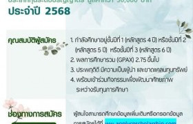 รูปภาพ : ประกาศรับสมัครทุนการศึกษา เครือเจริญโภคภัณฑ์ ประจำปี 2568