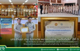 รูปภาพ : มทร.ล้านนา น่าน รับรางวัลหน่วยเบิกจ่าย “ระดับดีเด่น” ปีที่ 3 จาก จังหวัดน่าน และสำนักงานคลังจังหวัดน่าน