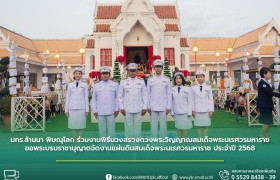 รูปภาพ : มทร.ล้านนา พิษณุโลก ร่วมงานพิธีบวงสรวงดวงพระวิญญาณสมเด็จพระนเรศวรมหาราช ขอพระบรมราชานุญาตจัดงานแผ่นดินสมเด็จพระนเรศวรมหาราช ประจำปี 2568