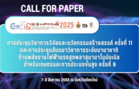 รูปภาพ : CALL FOR PAPER : CRCI 2025