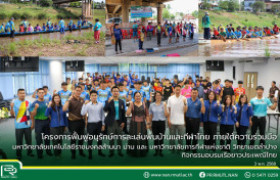 รูปภาพ : โครงการฟื้นฟูอนุรักษ์การละเล่นพื้นบ้านและกีฬาไทย ภายใต้ความร่วมมือ มหาวิทยาลัยเทคโนโลยีราชมงคลล้านนา น่าน และ มหาวิทยาลัยการกีฬาแห่งชาติ วิทยาเขตลำปาง ร่วมกันเดินหน้าสืบสานกีฬาและวัฒนธรรมไทย