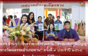 รูปภาพ : มทร.ล้านนา เชียงราย เข้าร่วมงาน “ข่วงมรดกภูมิปัญญาทางวัฒนธรรมอำเภอพาน” ครั้งที่ 9 ประจำปี 2568