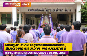 รูปภาพ : มทร.ล้านนา ลำปาง จัดกิจกรรมเฉลิมพระเกียรติสมเด็จพระนางเจ้าฯ พระบรมราชินี เนื่องในโอกาสวันเฉลิมพระชนมพรรษา 3 มิถุนายน 2568