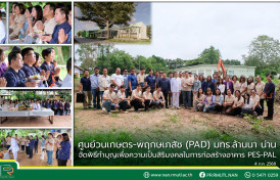 รูปภาพ : ศูนย์วนเกษตร-พฤกษเภสัช (PAD) มทร.ล้านนา น่าน จัดพิธีทำบุญเพื่อความเป็นสิริมงคลในการก่อสร้างอาคาร PES-PAL