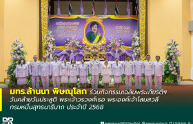 รูปภาพ : มทร.ล้านนา พิษณุโลก ร่วมกิจกรรมเฉลิมพระเกียรติฯ วันคล้ายวันประสูติ พระเจ้าวรวงศ์เธอ พระองค์เจ้าโสมสวลี กรมหมื่นสุทธนารีนาถ ประจำปี 2568