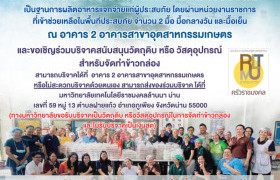 รูปภาพ : อว.พาปันน้ำใจ สู่ผู้ประสบภัยน้ำท่วม 2568 โดย ศูนย์ปฏิบัติการสถานการณ์น้ำท่วม และมหาวิทยาลัยเทคโนโลยีราชมงคลล้านนา น่าน เปิด “ครัวราชมงคล ช่วยน้ำท่วม”