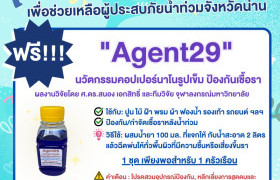 รูปภาพ : ช่วยชาวน่าน ฝ่าวิกฤตน้ำท่วม ปี 2568 แจกฟรี! “Agent29” นวัตกรรม คอปเปอร์นาโนรูปเข็ม ป้องกันเชื้อราหลังน้ำลด