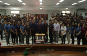 รูปภาพ : คณะวิศวกรรมศาสตร์  จัดกิจกรรมอบรมเชิงปฏิบัติการ “การเรียนรู้รับมือเหตุแผ่นดินไหว การฝึกดับเพลิง และฝึกซ้อมหนีไฟ” ประจำปีการศึกษา 2568