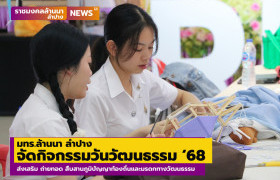 รูปภาพ : มทร.ล้านนา ลำปาง จัดกิจกรรมวันวัฒนธรรม ส่งเสริม ถ่ายทอด สืบสานภูมิปัญญาท้องถิ่นและมรดกทางวัฒนธรรม