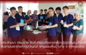 รูปภาพ : มทร.ล้านนา เชียงราย จัดกิจกรรมถ่ายทอดความรู้ภูมิปัญญาท้องถิ่น สืบสานรสชาติแห่งภูมิปัญญา ผ่านขนมพื้นบ้านทั้ง 4 ภาคของไทย