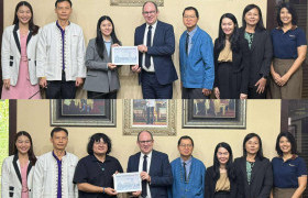 รูปภาพ : การประชุมร่วมกับผู้แทนจาก University of Otago ประเทศนิวซีแลนด์
