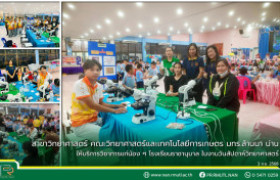 รูปภาพ : สาขาวิทยาศาสตร์ คณะวิทยาศาสตร์และเทคโนโลยีการเกษตร มทร.ล้านนา น่าน ให้บริการวิชาการแก่น้อง ๆ โรงเรียนราชานุบาล ในงานวันสัปดาห์วิทยาศาสตร์
