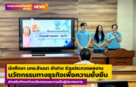 รูปภาพ : นักศึกษา มทร.ล้านนา ลำปาง ร่วมประกวดผลงานสร้างสรรค์นวัตกรรมทางธุรกิจเพื่อความยั่งยืน ส่งเสริมทักษะด้านนวัตกรรมและการเป็นผู้ประกอบการ