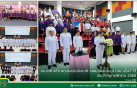 รูปภาพ : งานสัปดาห์วิทยาศาสตร์แห่งชาติ-ราชมงคลล้านนา น่าน ครั้งที่ 13 ประจำปีพุทธศักราช 2568