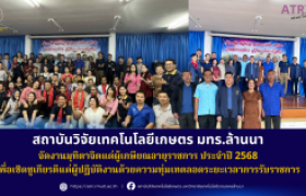 รูปภาพ : สถาบันวิจัยเทคโนโลยีเกษตร มทร.ล้านนา จัดงานมุทิตาจิตแด่ผู้เกษียณอายุราชการ ประจำปี 2568