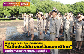รูปภาพ : มทร.ล้านนา ลำปาง จัดกิจกรรม “รำลึกประวัติศาสตร์วันธงชาติไทย”